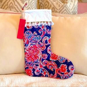 NWT Lilly Pulitzer Christmas Stocking